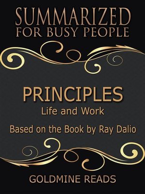 cover image of Principles--Summarized for Busy People